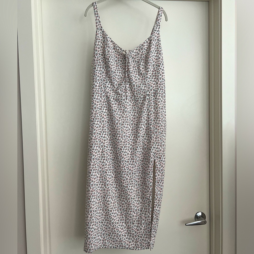 Abercrombie floral midi dress